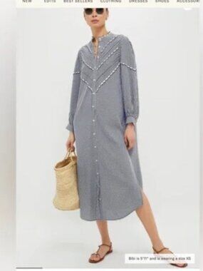 Navy Gingham Jolene Dress